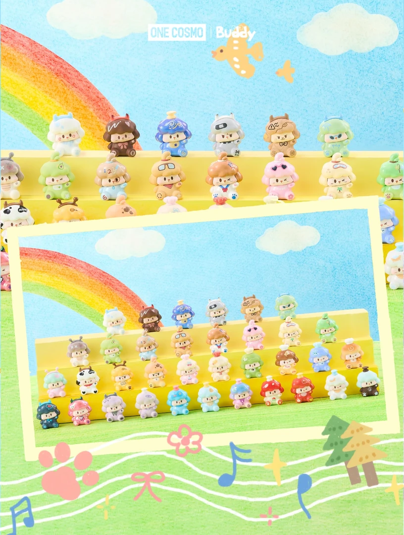 【代拆】心动小狗百变BUDDY 系列潮玩盲盒萌粒可爱礼物