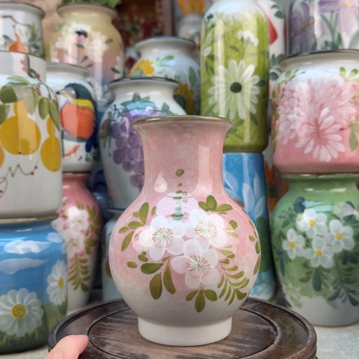 景德镇陶瓷花手绘釉下彩