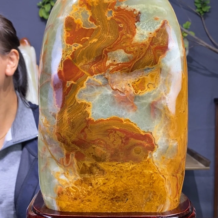 石材精品古青石摆件
