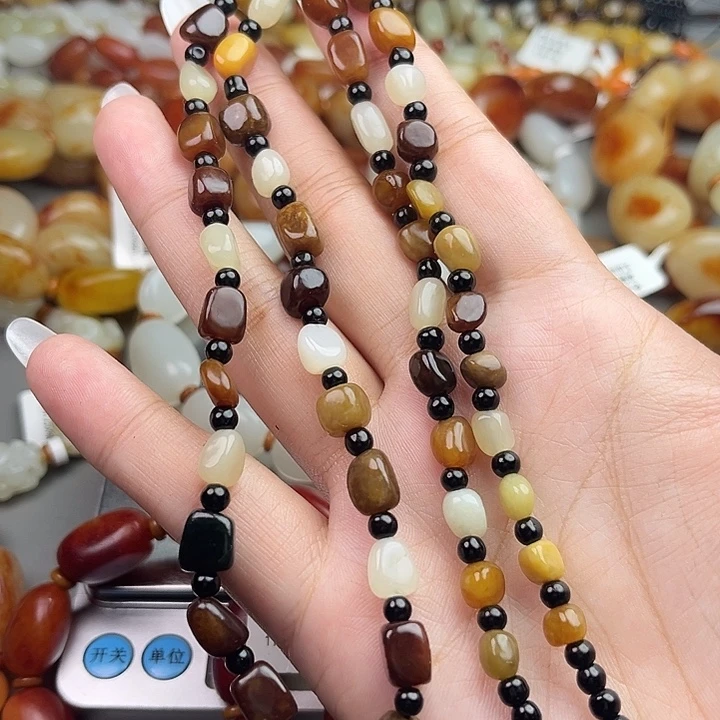 和田玉（糖玉）未镶嵌手链