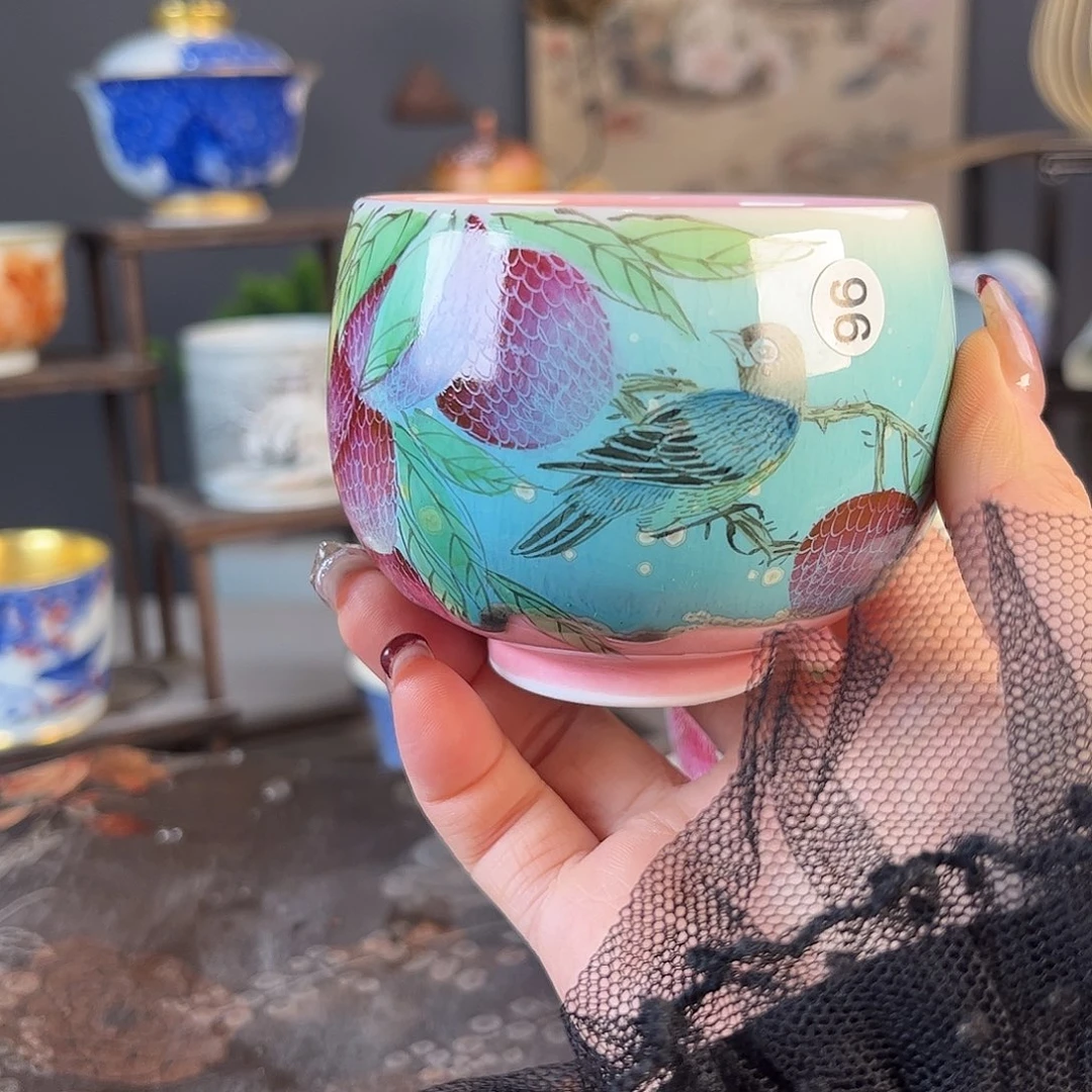 杯堃*景德镇陶瓷茶杯多人