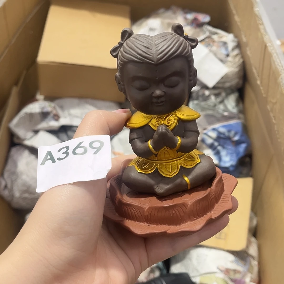 瓷片茶摆件工艺品摆件666