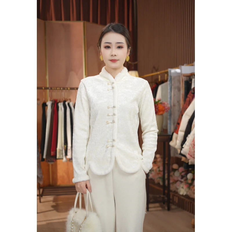 【碧野】新中式上新女款气质长袖碧野衬衫