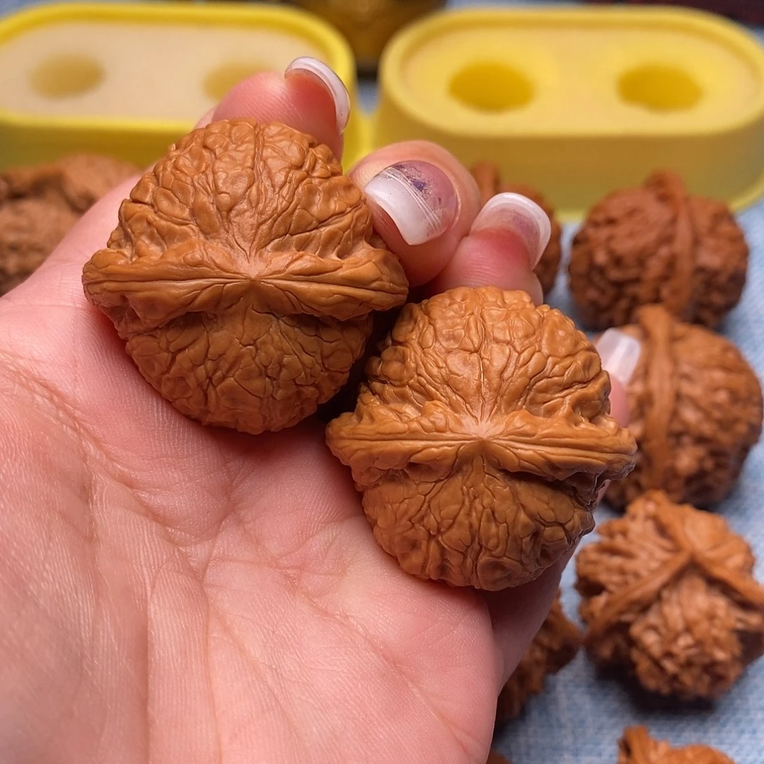 把件文玩核桃毕业粗棱肉球乾隆磨39尺全品
