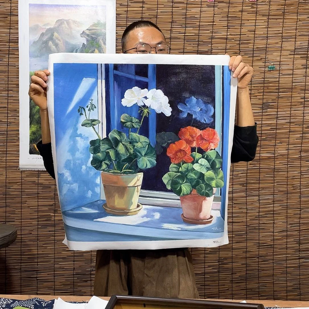 油画薇爽 恭喜竞拍成功