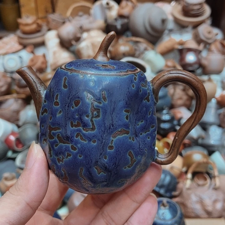 柴烧老岩泥高端茶器