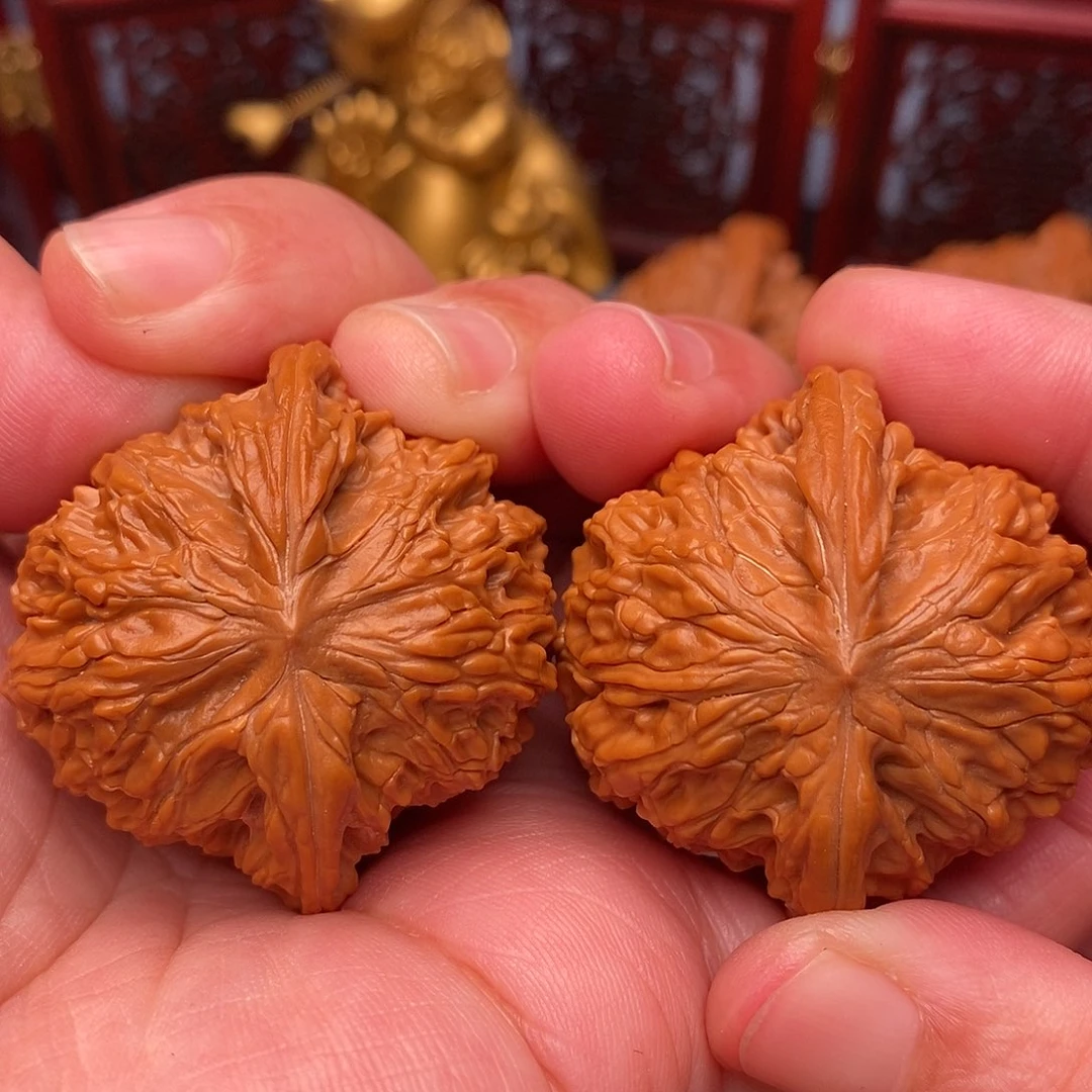 把件文玩核桃41全品毕业山地石子磨