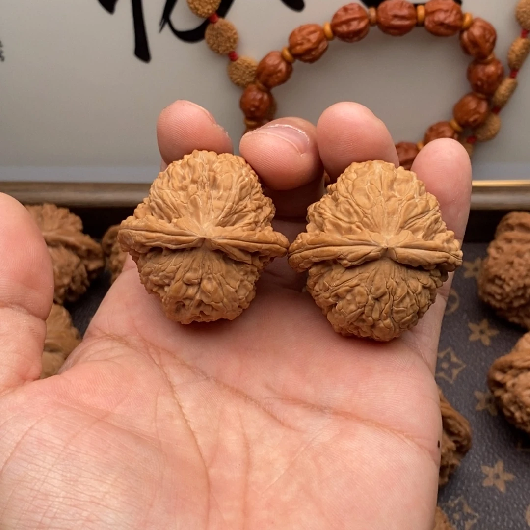 吊坠文玩核桃40球白