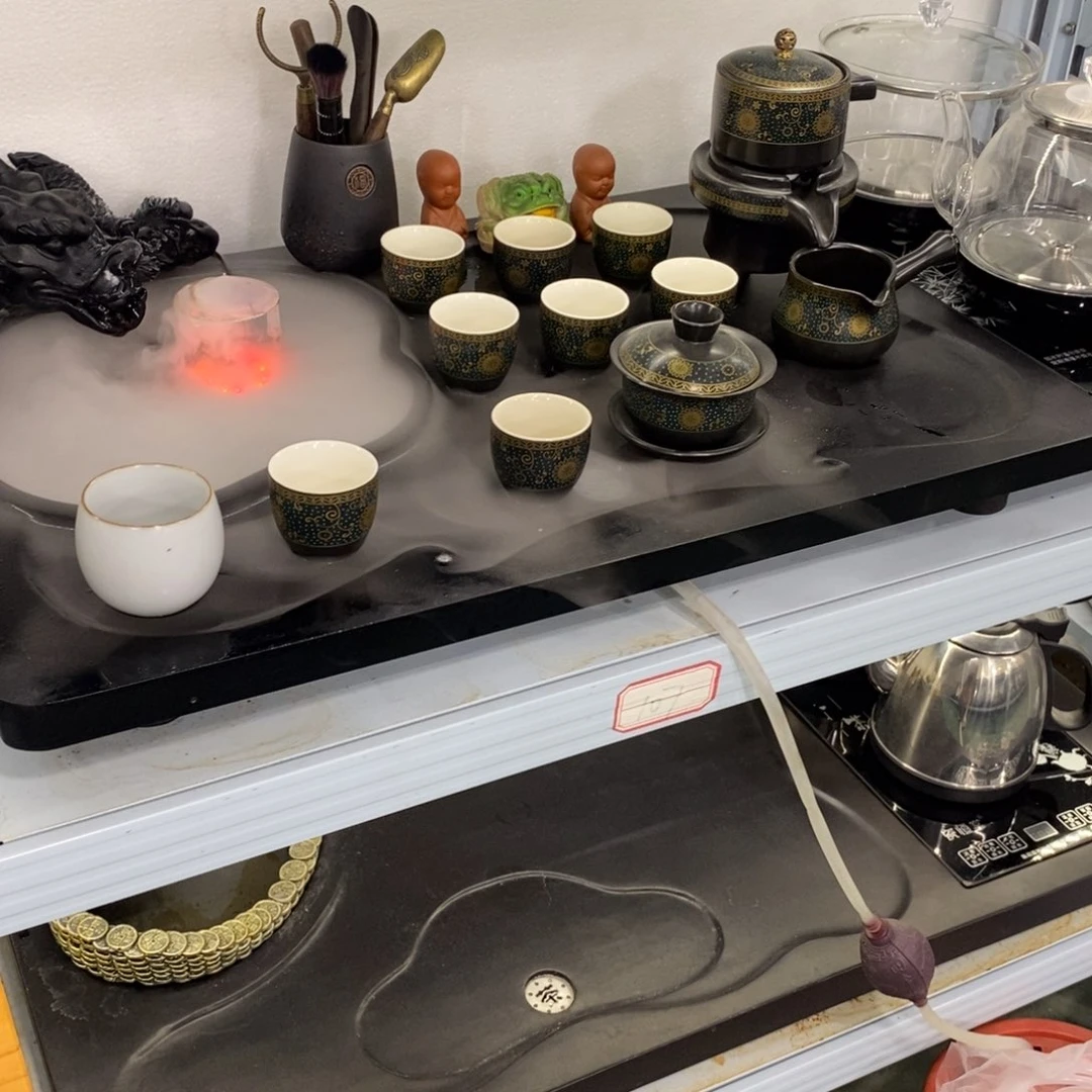 雾化龙茶盘茶具套装家用