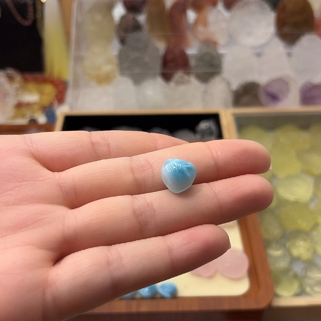 银S925镶嵌颈饰水晶小**火海文爱心34