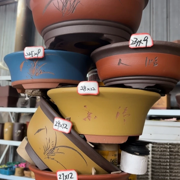 花盆紫砂100-6。