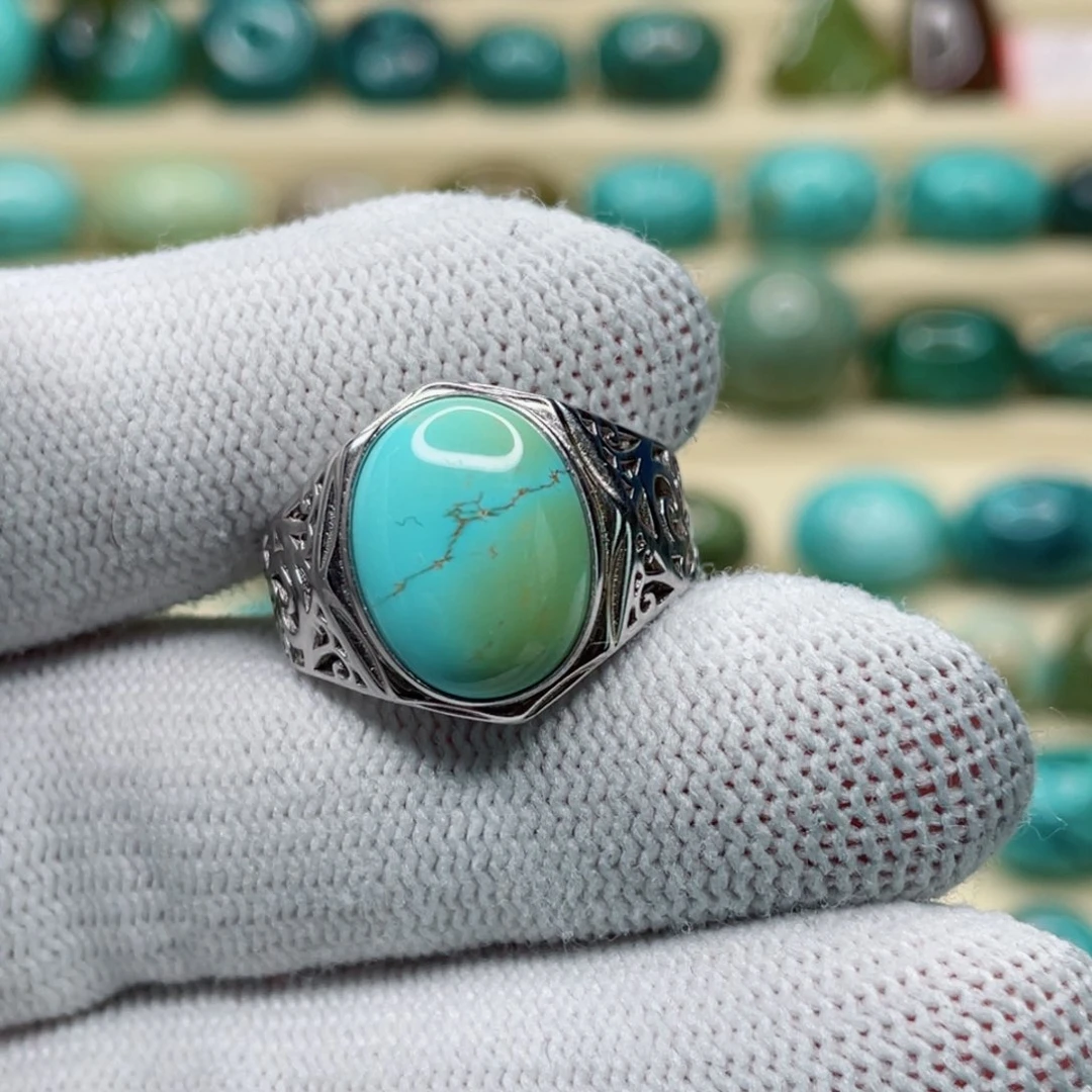 未镶嵌绿松石珠宝奇石