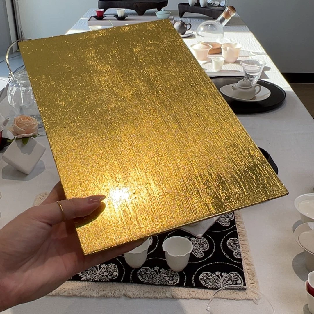 金箔大茶盘30*20