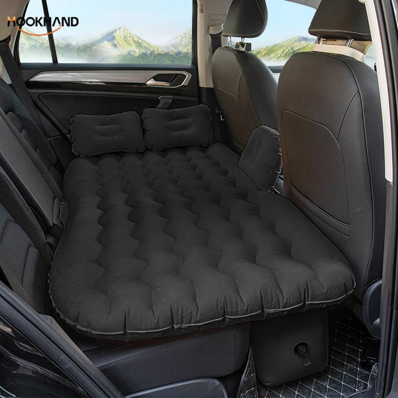 汽车内饰用品折叠床 加厚PVC植绒车载充气床垫车用后排睡垫气垫床