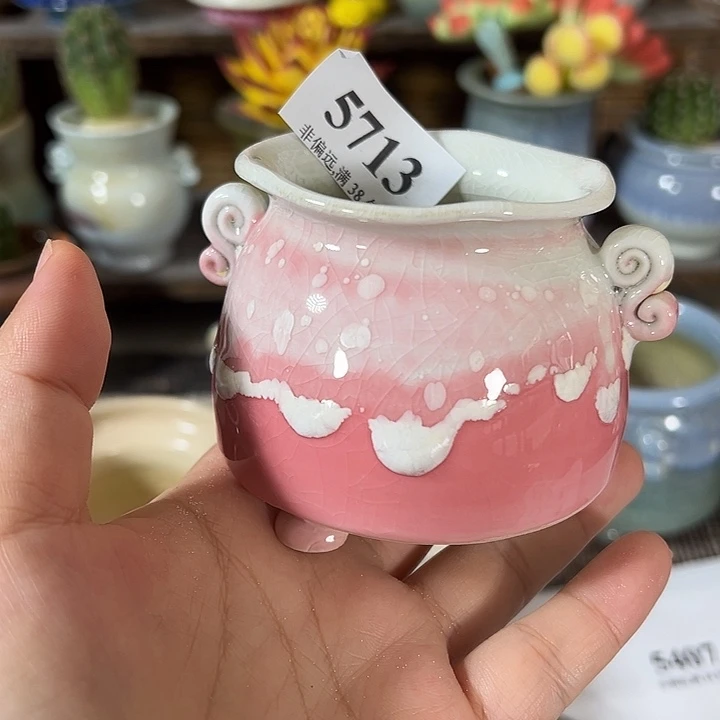 口5 手工花盆满30包邮