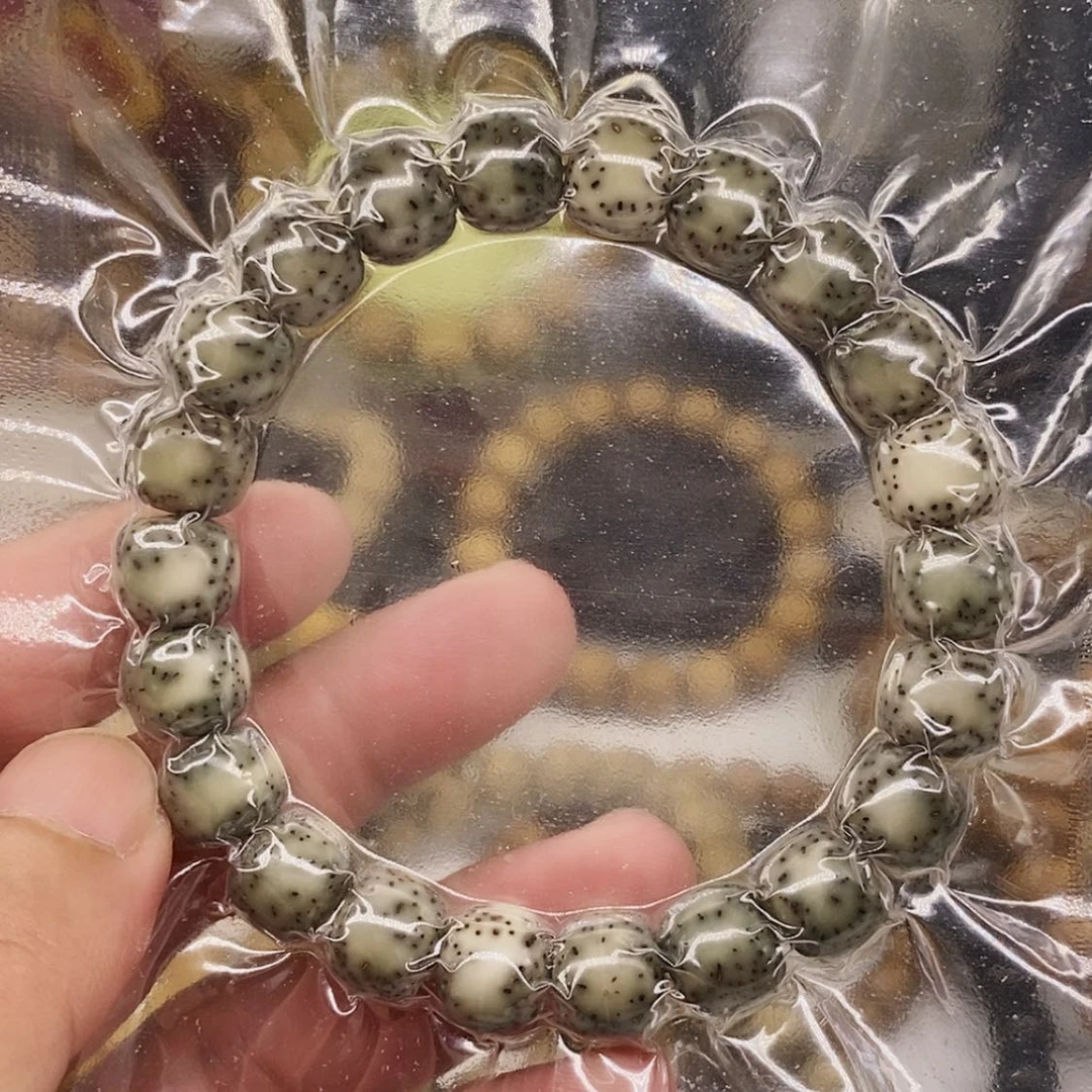 【闪购商品】手串星月菩提望*镜海南星月菩提石玉料双留白