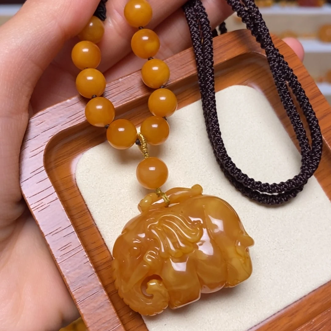 【闪购商品】未镶嵌颈饰蜜蜡项链