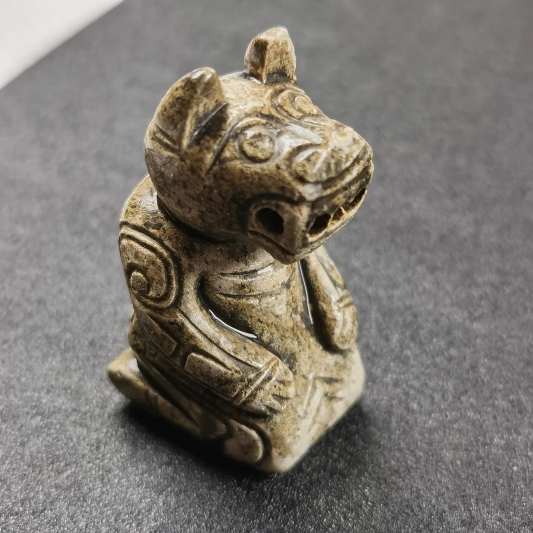 上周的兽首遇贵人。老物件