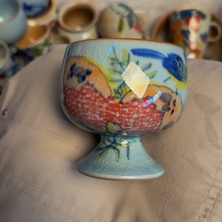 瓷片景德镇陶瓷手工手绘