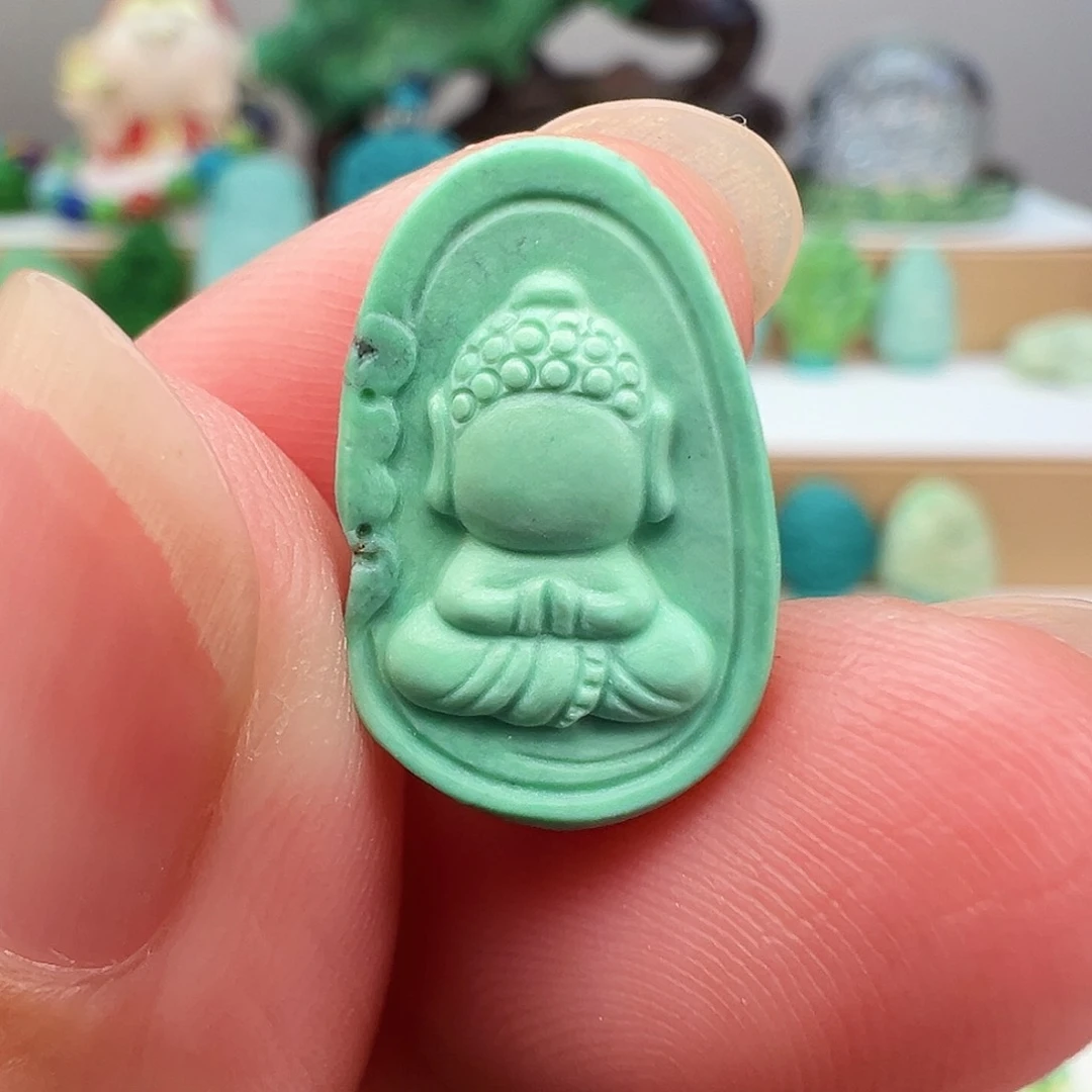 绿松石未镶嵌项链