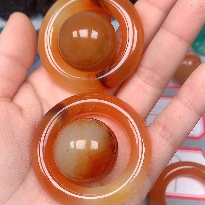 秋***风玛瑙/玉髓颈饰未镶嵌