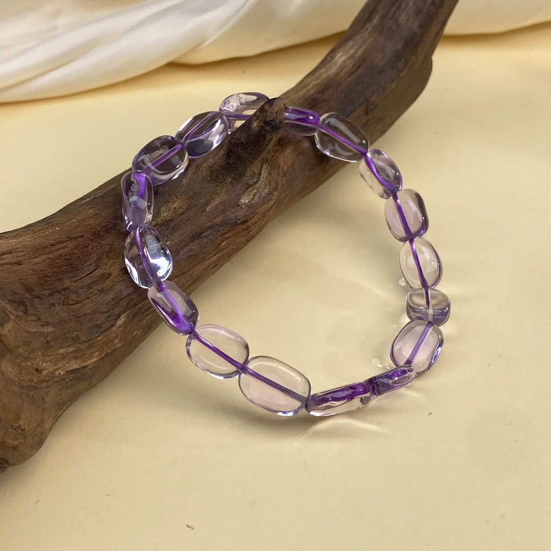 【小北严选】紫水晶单圈随形手串28-17L01X1239【多样性发一件】