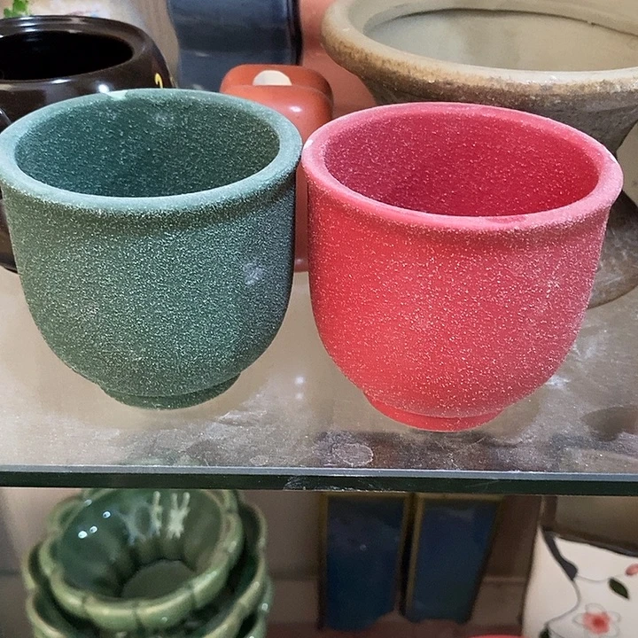 摆件陶盆有孔 微瑕介意勿拍