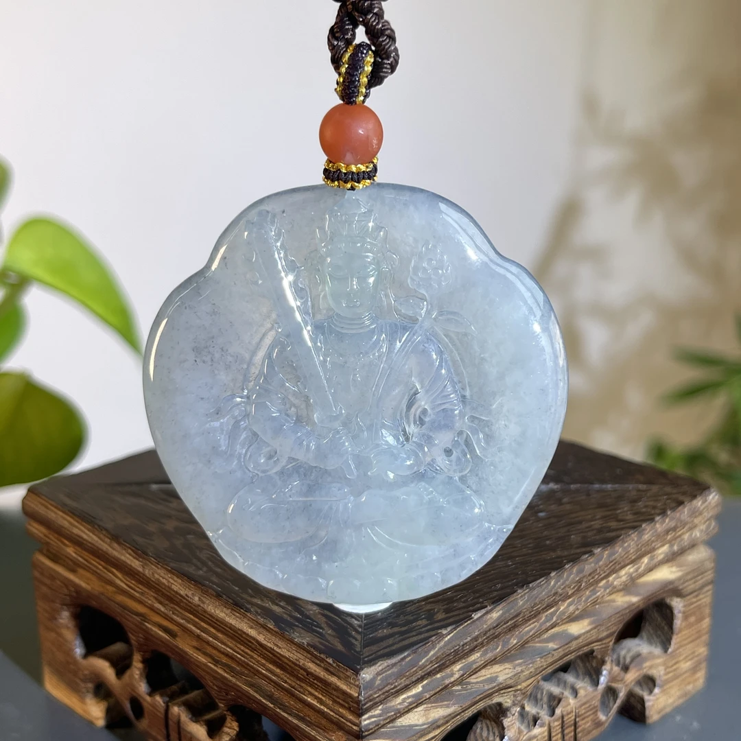 JXB19-126  天然缅甸A货翡翠 虚空藏