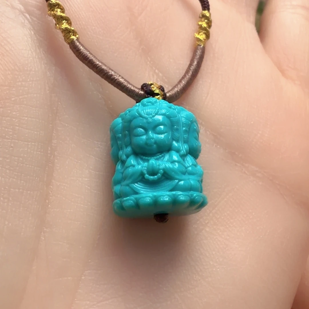 绿松石未镶嵌颈饰