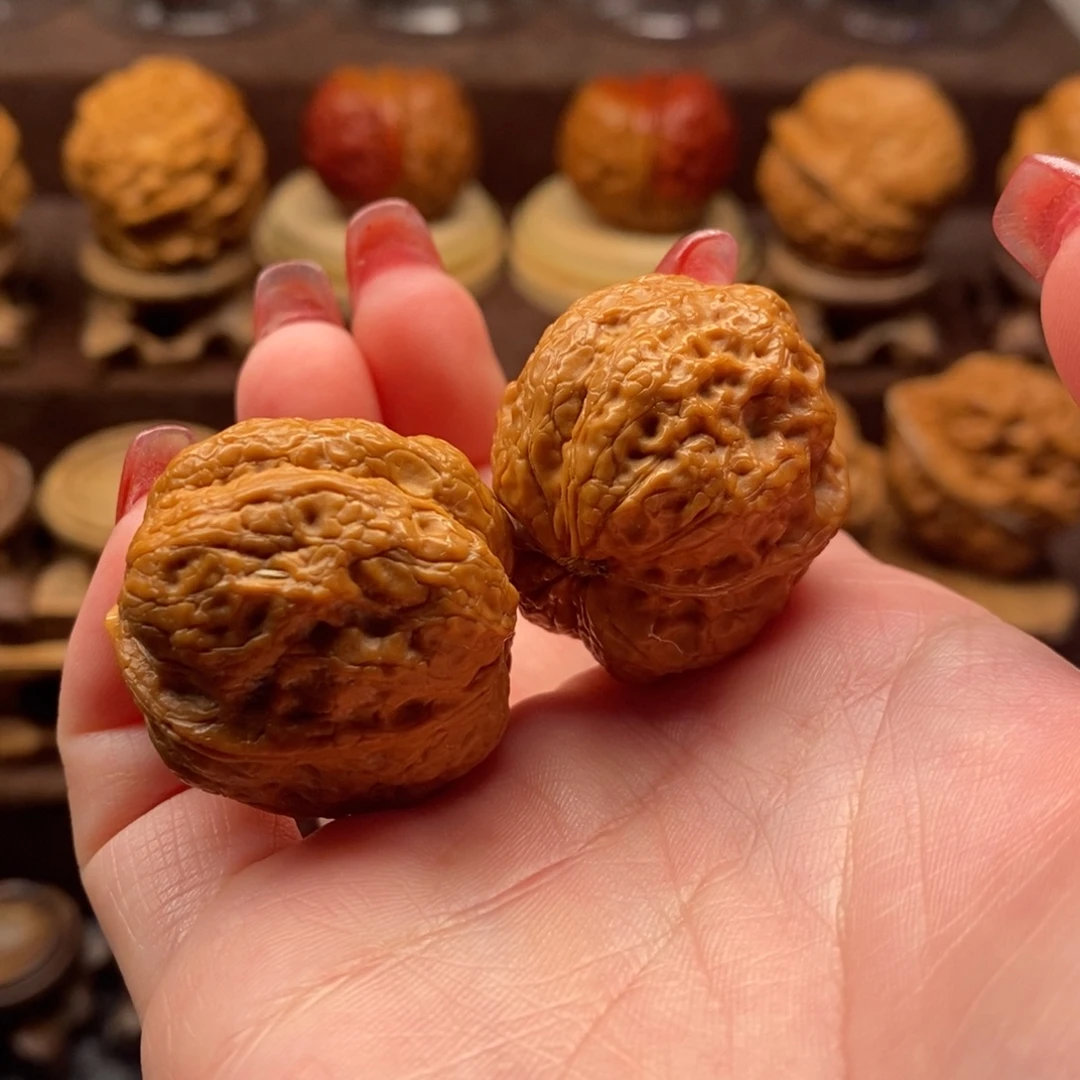 文玩核桃把件31手捻蛙