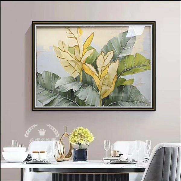 [喜宅家艺]Q31大业有成装饰画餐厅客厅玄关楼梯尽头挂画壁画