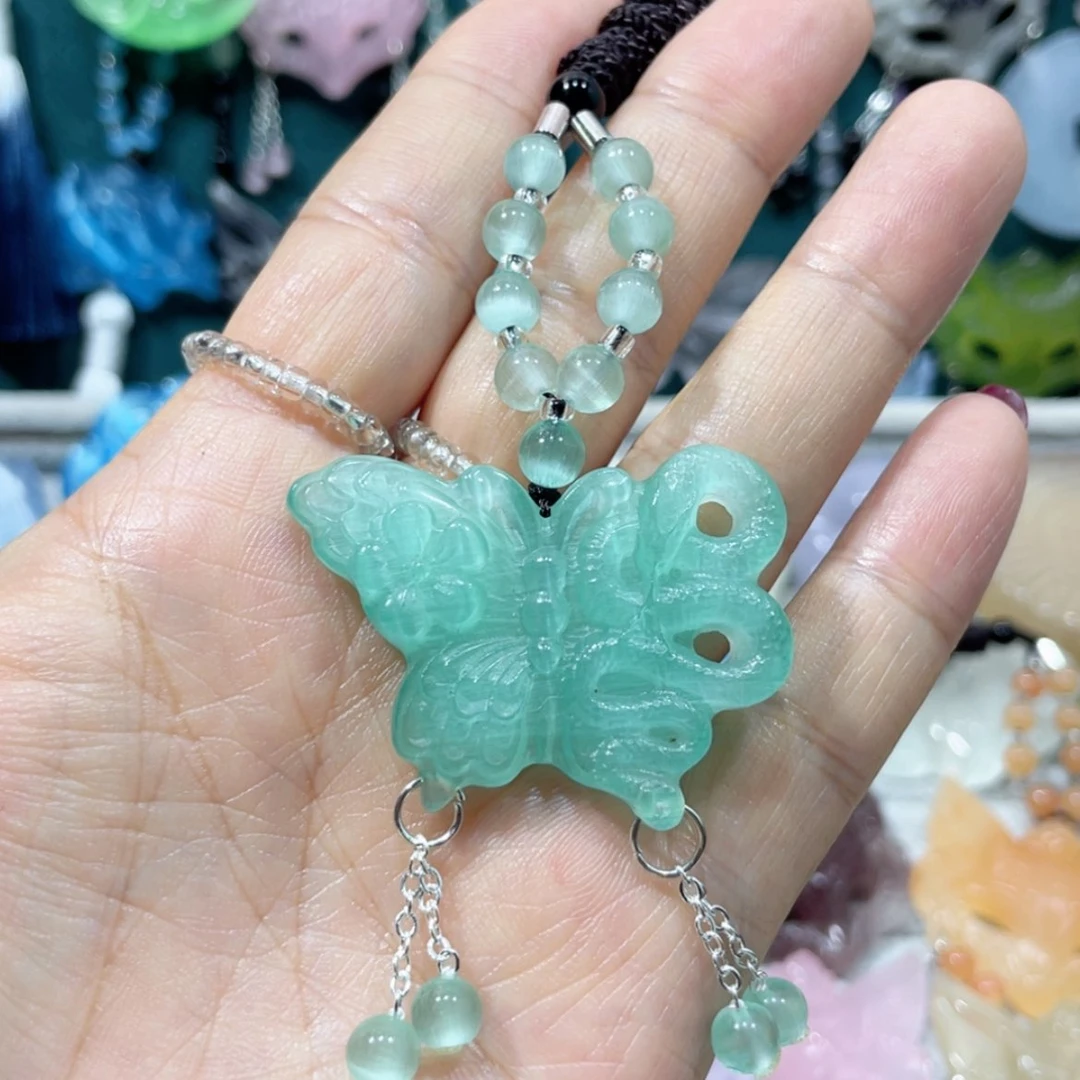 【闪购商品】未镶嵌岫玉颈饰25猫眼