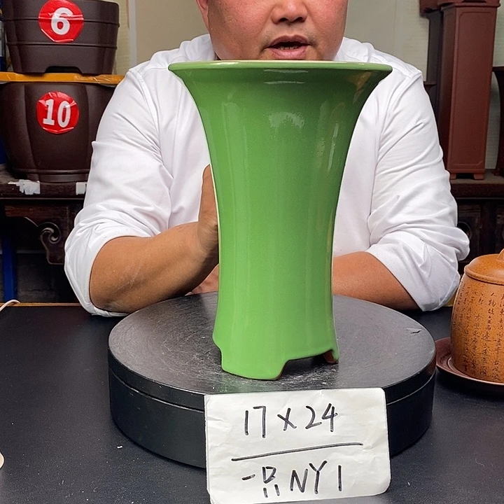 紫砂花盆货号一只NY1