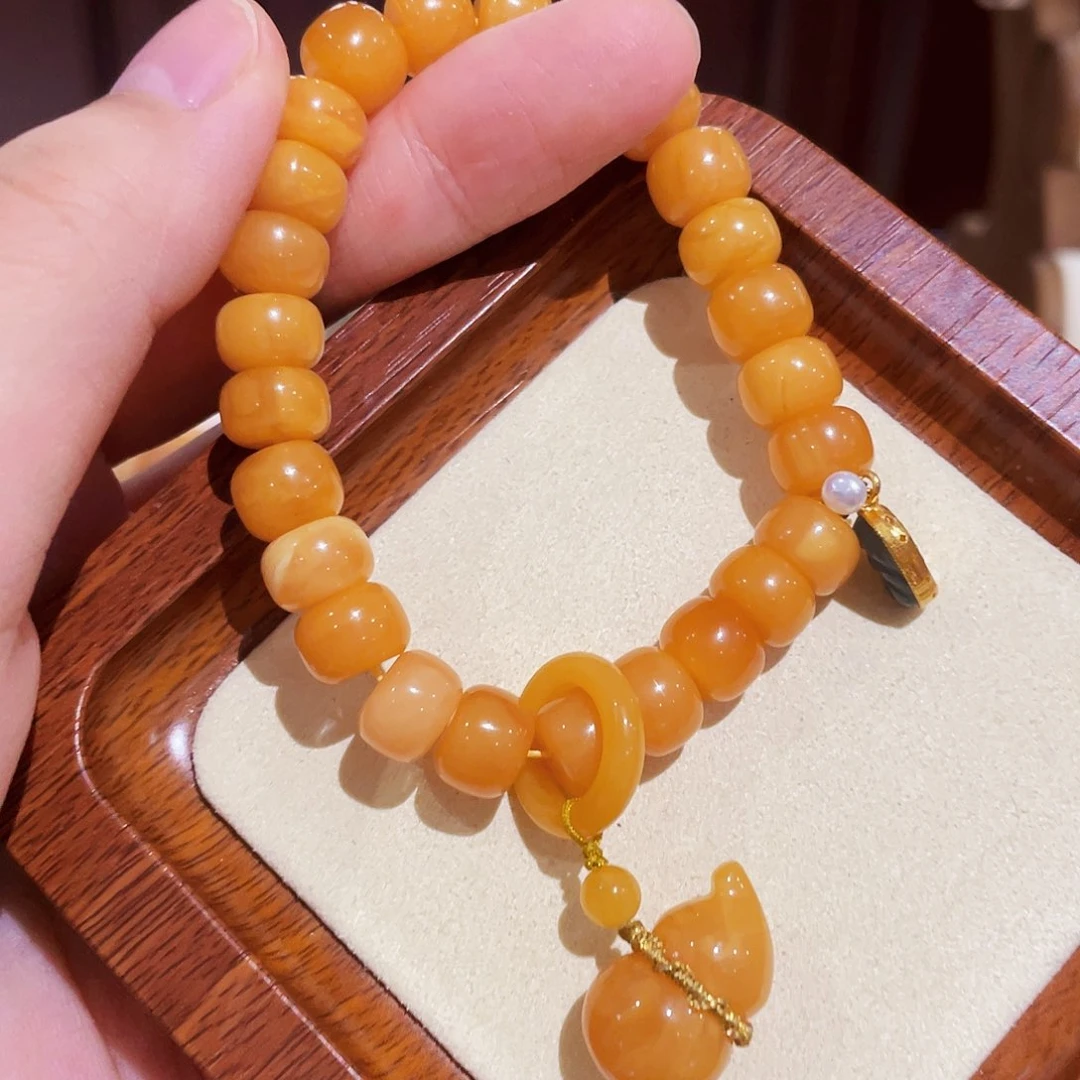蜜蜡手链未镶嵌手串