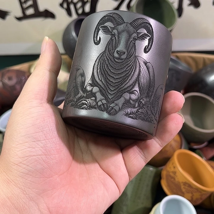 茶杯紫砂全手工紫砂主人杯