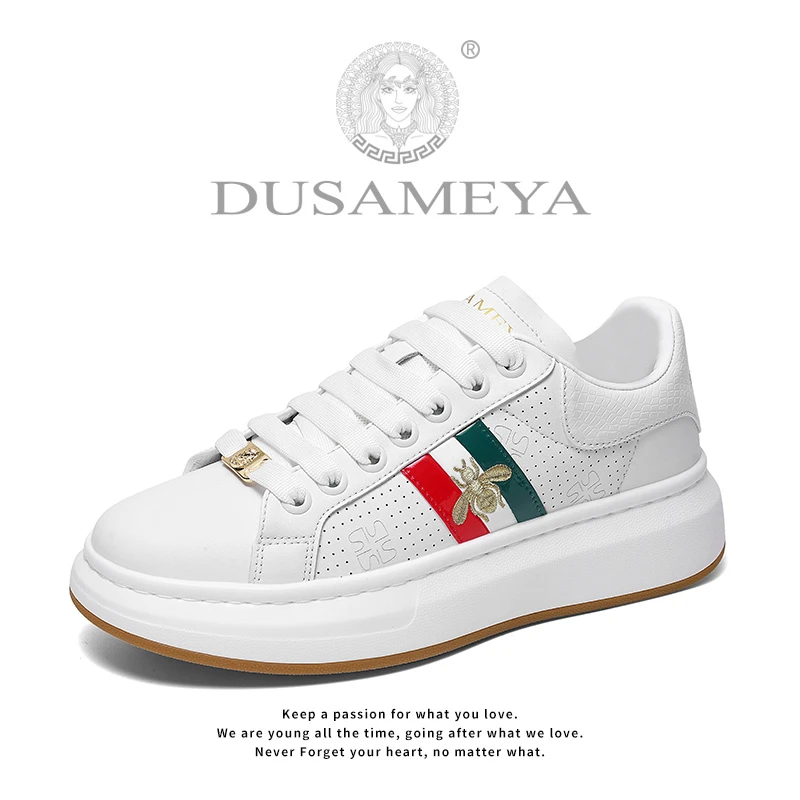 DUSAMEYA/杜莎米娅早秋轻奢时尚透气情侣网纱潮流百搭小蜜蜂鞋