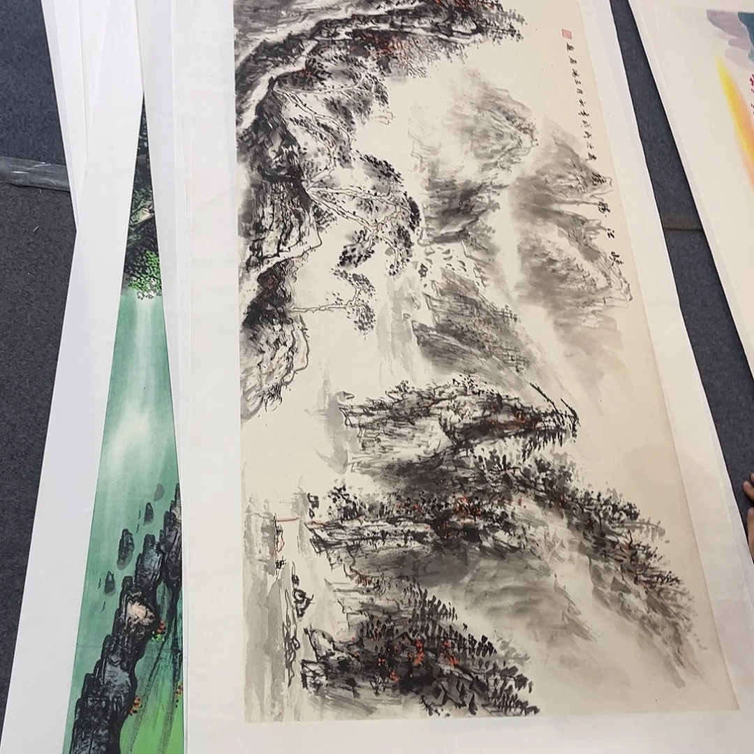 国画DT手绘单幅任发