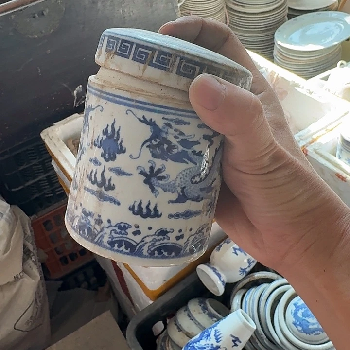 摆件景德镇陶瓷艺术煤窑