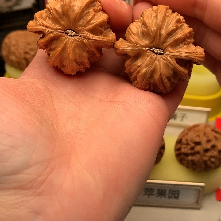 吊坠文玩核桃40➕尺白狮子694号