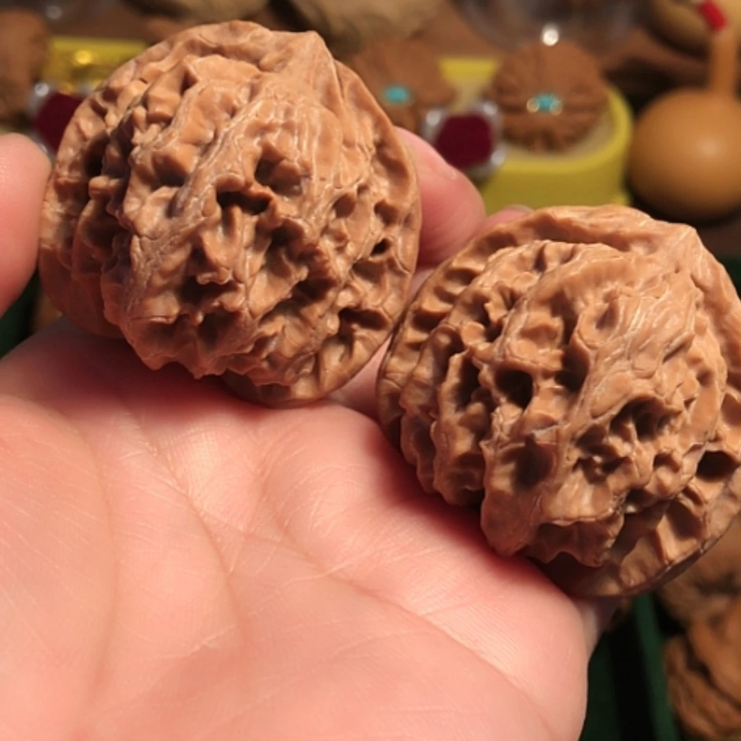 【闪购商品】文玩核桃把件糖****·平果