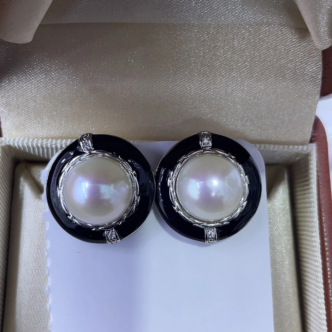 未镶嵌耳饰淡水珍珠