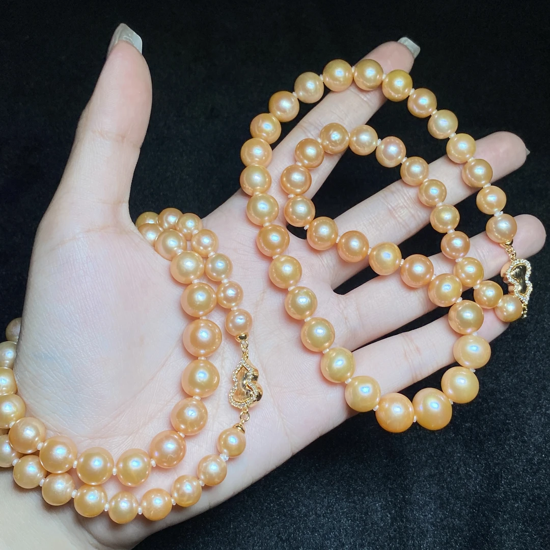 【小北严选】淡水珍珠项链尺寸约8-10mm【多样性发一件】-AH27X611