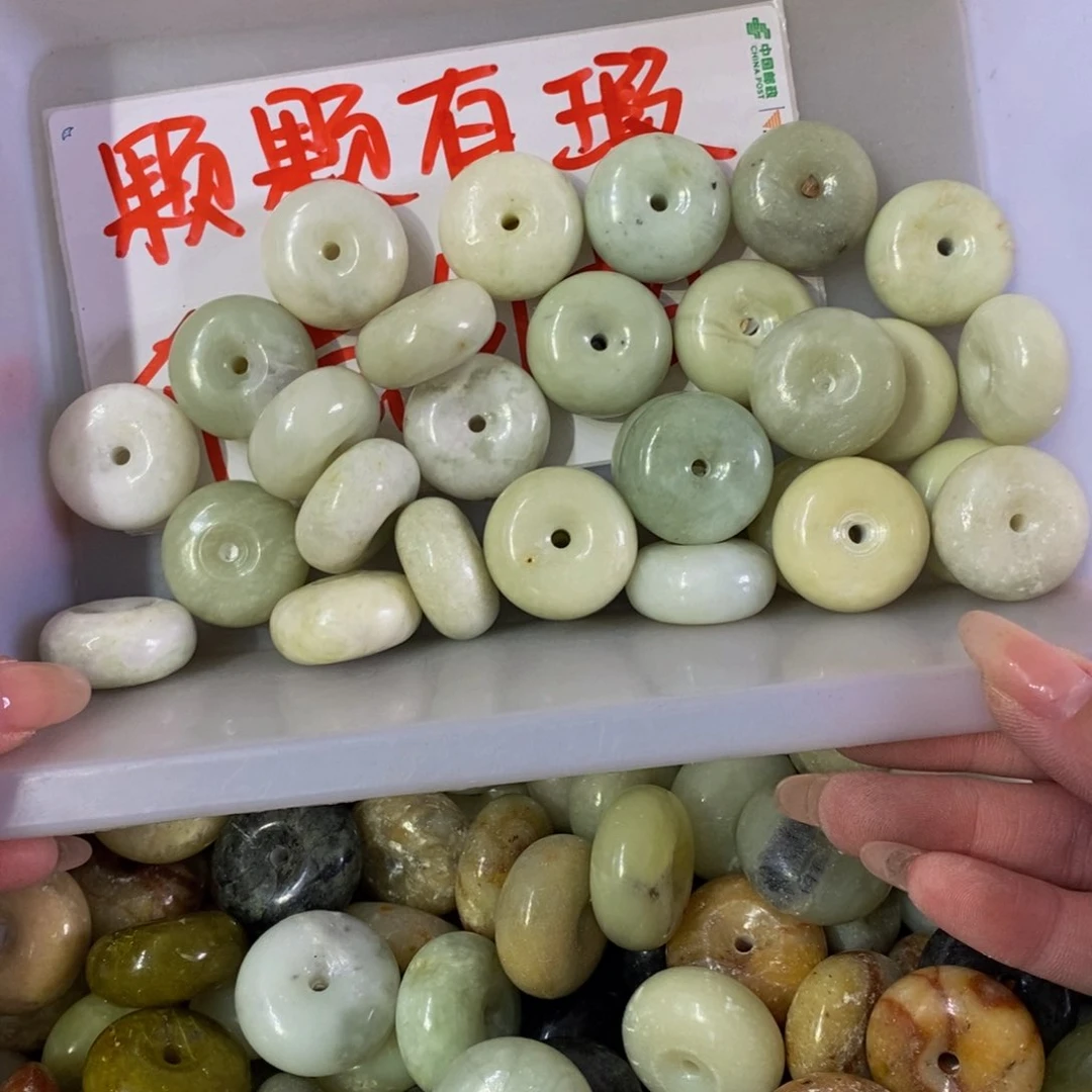 蛇纹石玉未镶嵌颈饰719