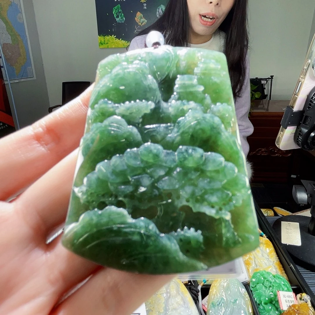 颈饰未镶嵌翡翠翡翠