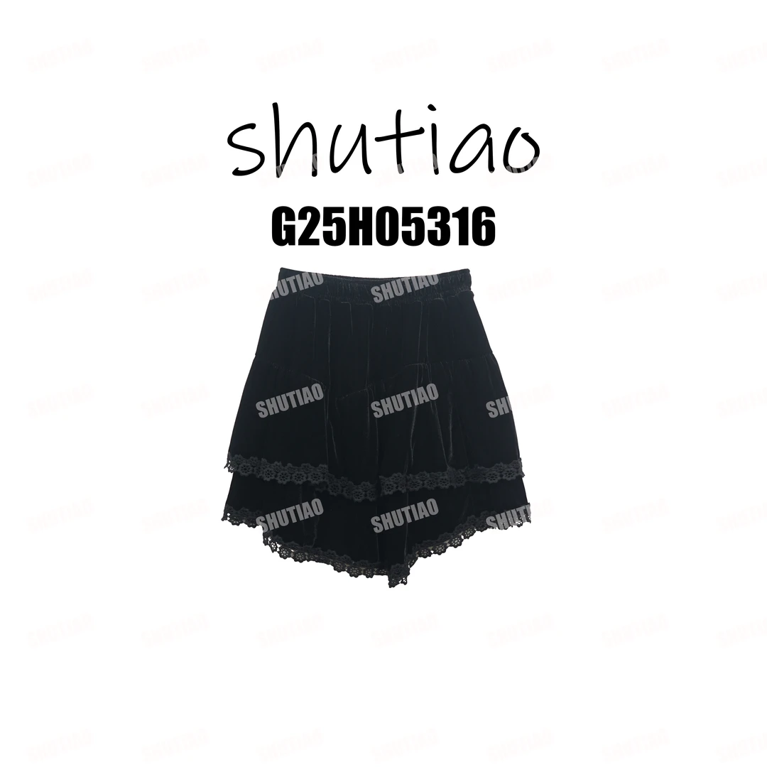 【SHUTIAO】2025秋冬：新款小众设计款短裙G25H05316