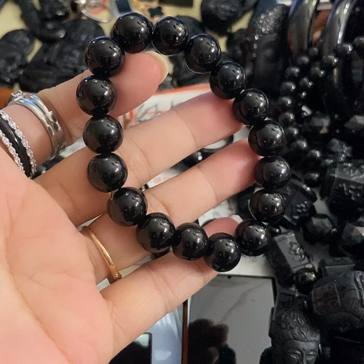 未镶嵌手链翡翠墨翠12