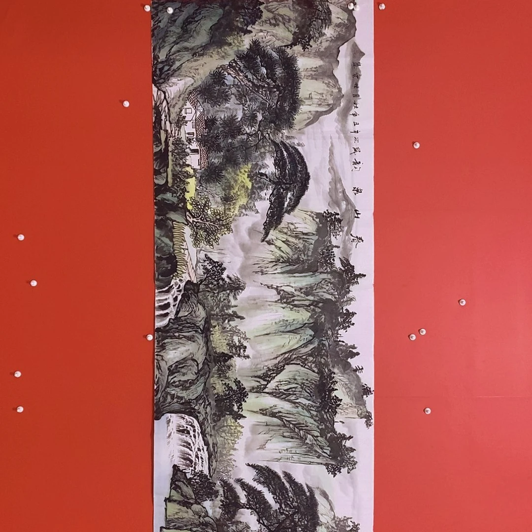 国画山水花鸟国画作品