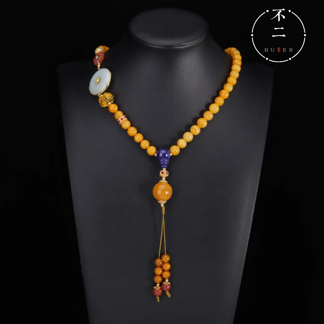 【不二】蜜蜡DIY项链