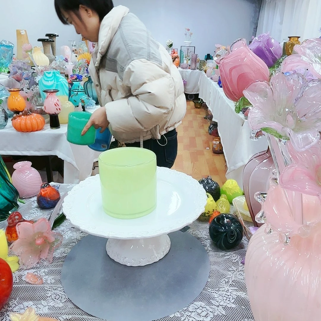 福利不退不换琉璃花瓶艺术品