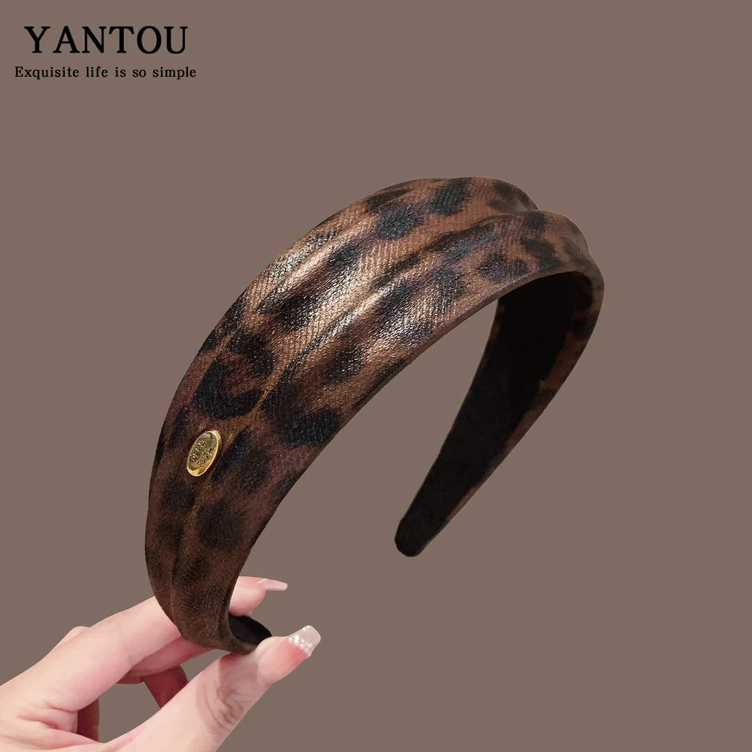 韩国宽边发箍女2025新款头箍高颅顶复古百搭洗脸发箍LN-9959